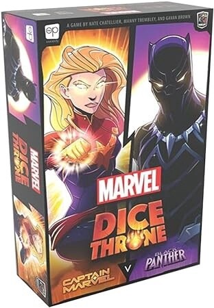 Board Games: Marvel Dice Throne: Captain Marvel v. Black Panther