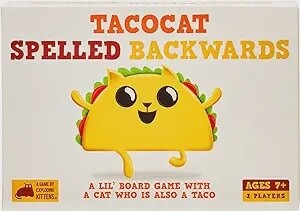 Board Games: Tacocat Spelled Backwards