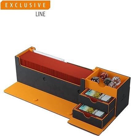 Gamegenic: Cards&#39; Lair 400+ Convertible - Black/Orange
