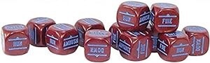 Bolt Action - Order Dice: Maroon