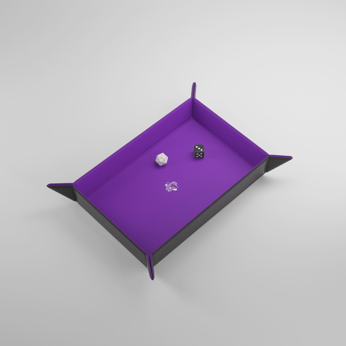 Gamegenic: Magnetic Dice Tray Rectangular Black/Purple