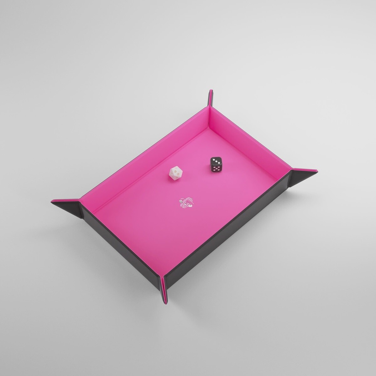 Gamegenic: Magnetic Dice Tray Rectangular Black/Pink