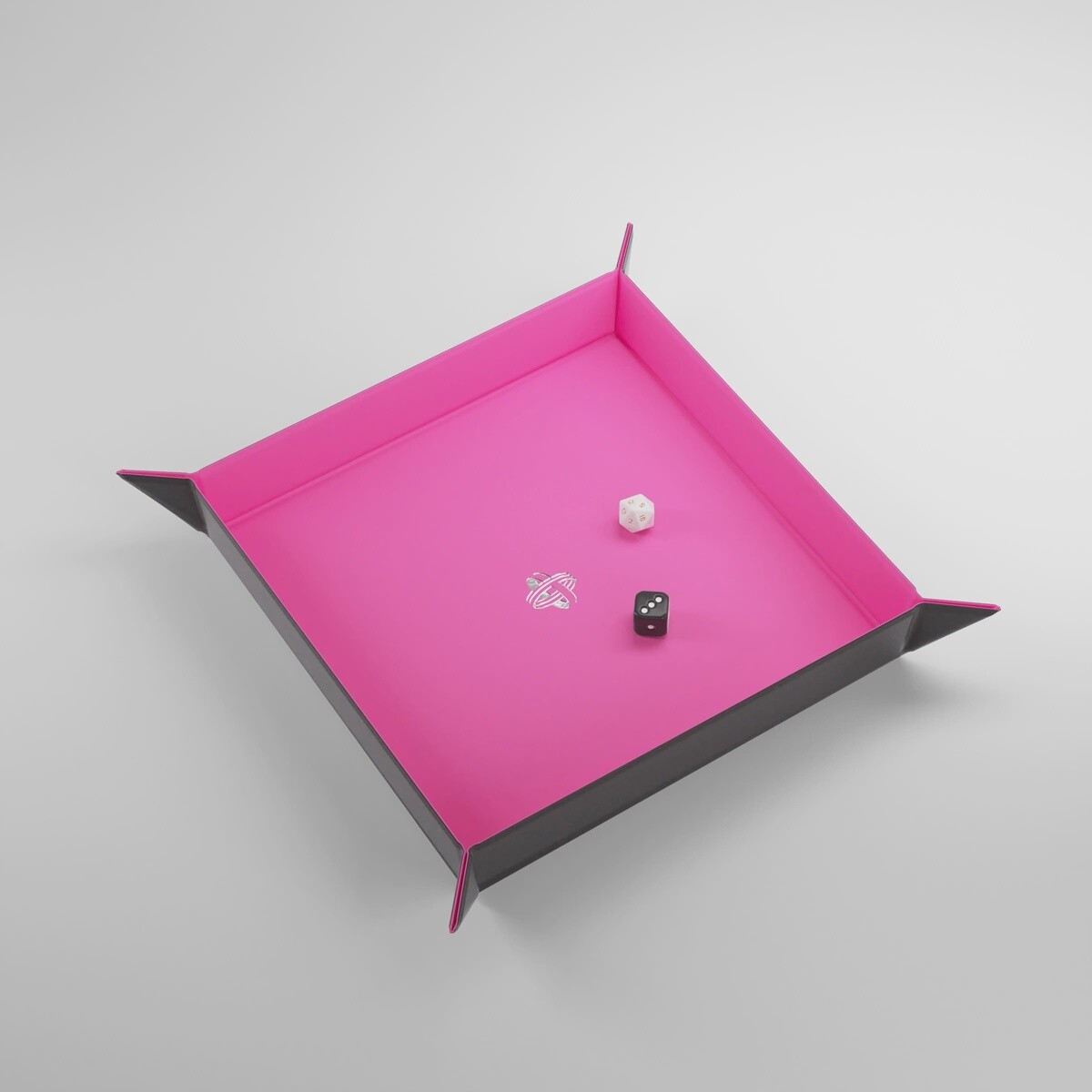 Gamegenic: Magnetic Dice Tray Square Black/Pink