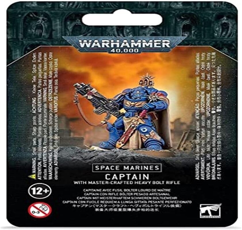 Space Marines: Captain with Master-Crafted Bolt Rifle