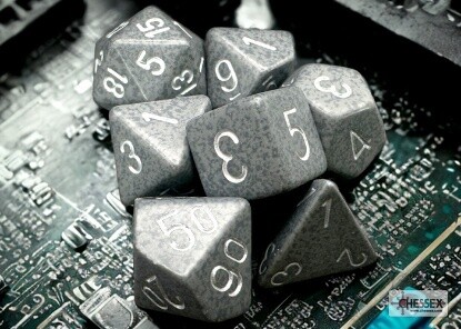 Chessex: Polyhedral 7-Dice Set - Speckled Hi-Tec