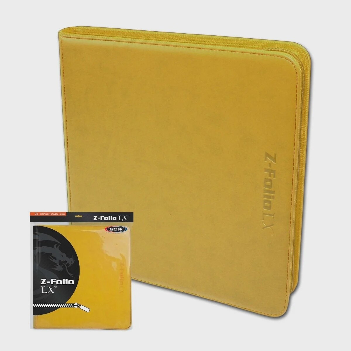 BCW: Z-Folio 12-Pocket LX Album - Yellow
