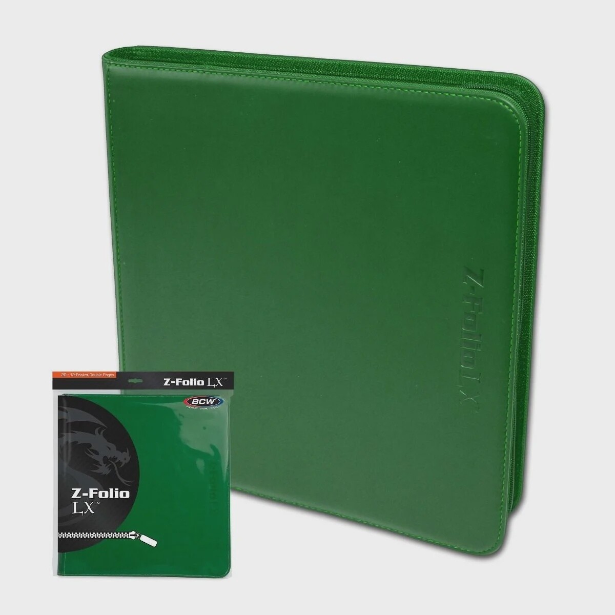 BCW: Z-Folio 12-Pocket LX Album - Green