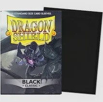 Dragon Shield - Black - Classic Sleeves (100)