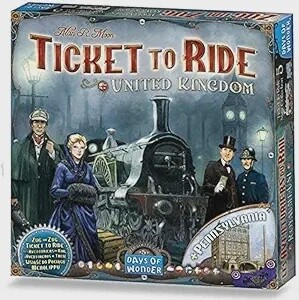 Board Games: Ticket to Ride Map Collection: Volume 5 - United Kingdom &amp; Pennsylvania