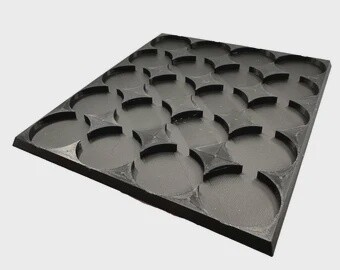 32mm Round Movement Tray Adapter - 5x4 (2 pack)