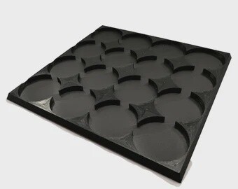32mm Round Movement Tray Adapter - 4x4 (2 pack)