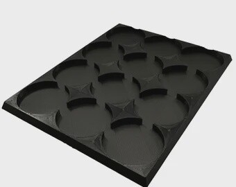 32mm Round Movement Tray Adapter - 4x3 (2 pack)