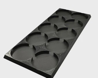 32mm Round Movement Tray Adapter - 5x2 (2 pack)
