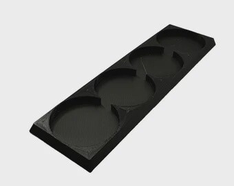 32mm Round Movement Tray Adapter - 4x1 (2 pack)