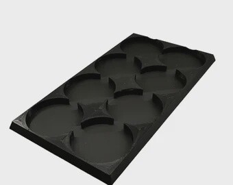 32mm Round Movement Tray Adapter - 4x2 (2 pack)