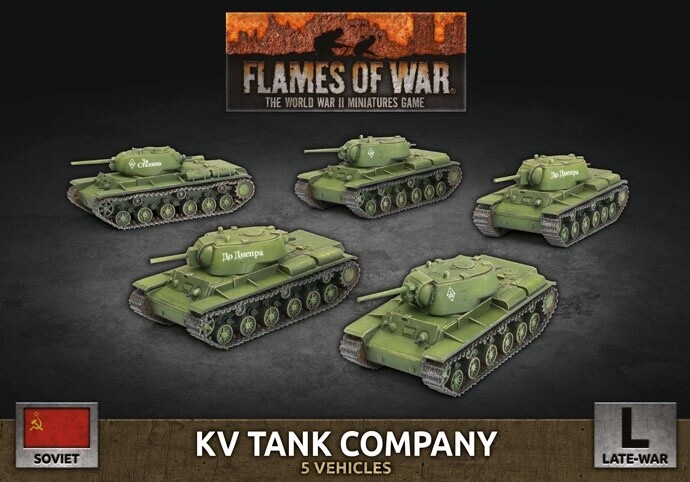 Flames of War - KV Tank Company (SBX73)
