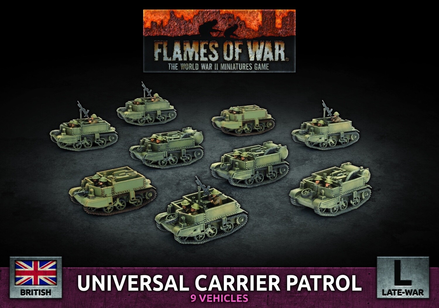 Flames of War - Universal Carrier Patrol (BBX55)