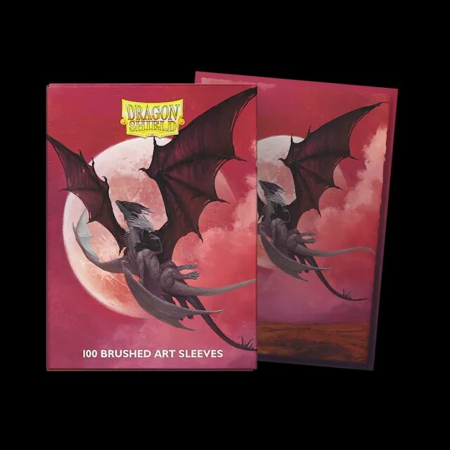 Dragon Shield - Japanese Size - Brushed Art Valentines Dragons 2024