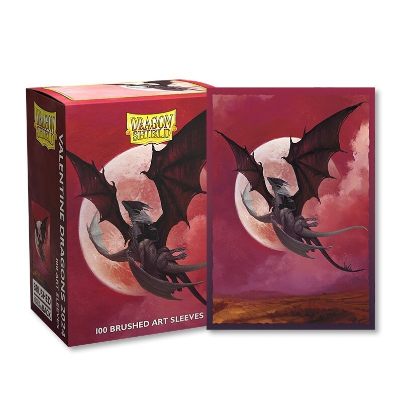 Dragon Shield -Valentine Dragons 2024 - Brushed Art Sleeves