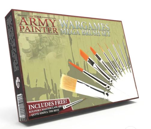 Army Painter Wargamers Mega Brush Set