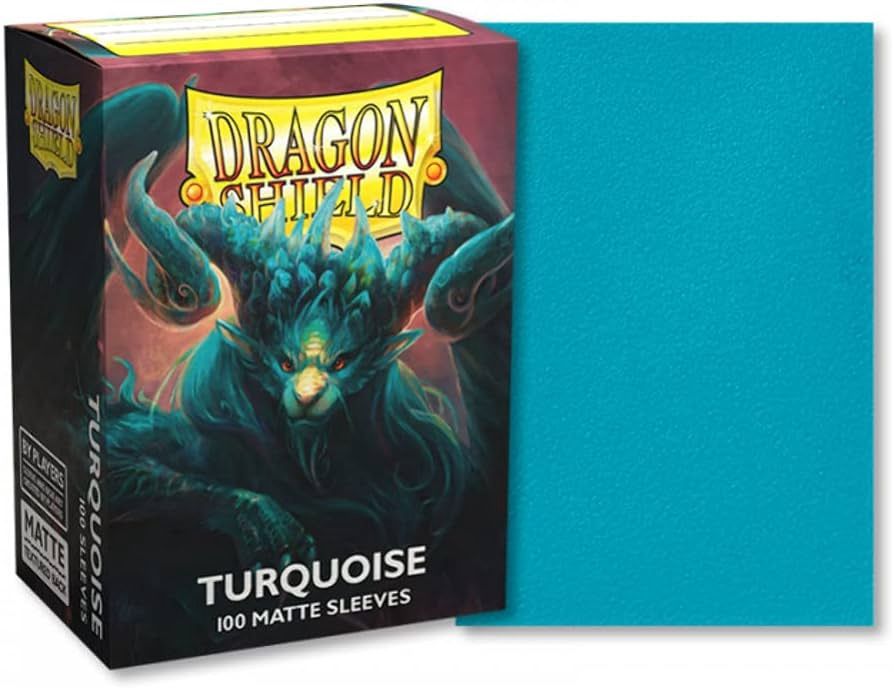 Dragon Shield - Turquoise - Matte Sleeves (100)