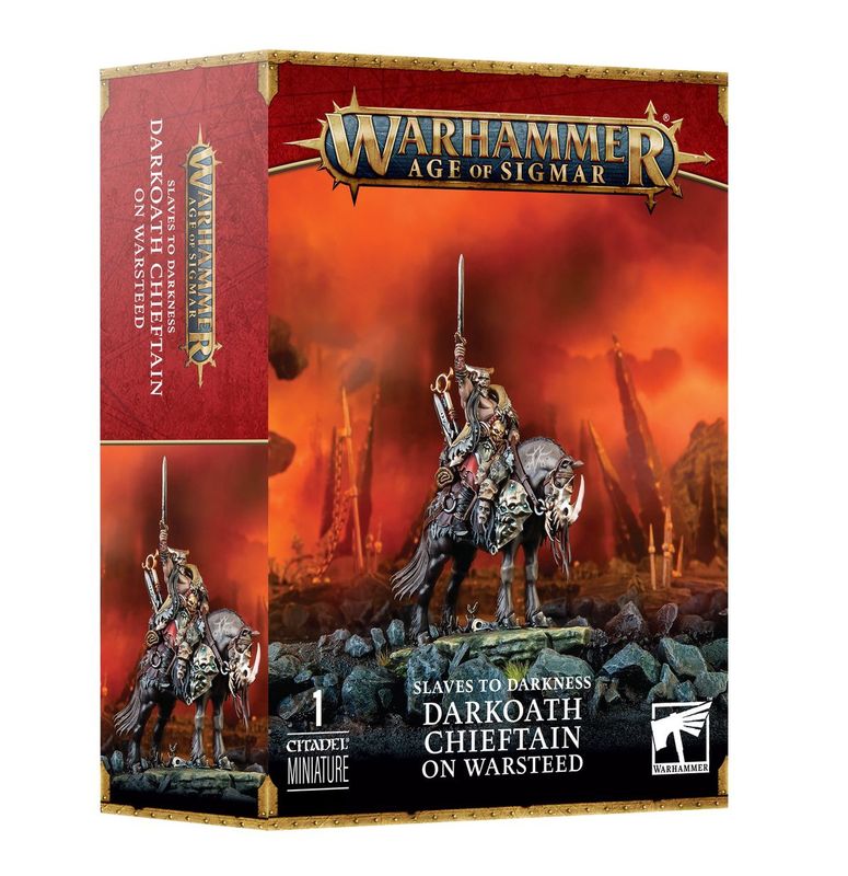 AoS:Slaves to Darkness: Darkoath Chieftain on Warsteed