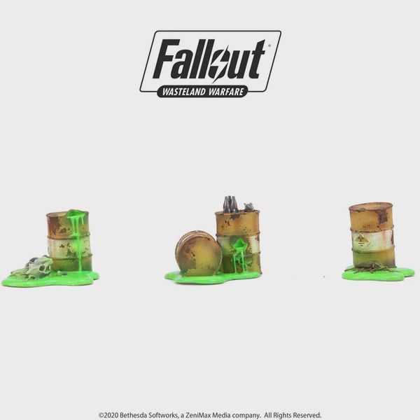 Fallout: Wasteland Warfare - Radioactive Containers