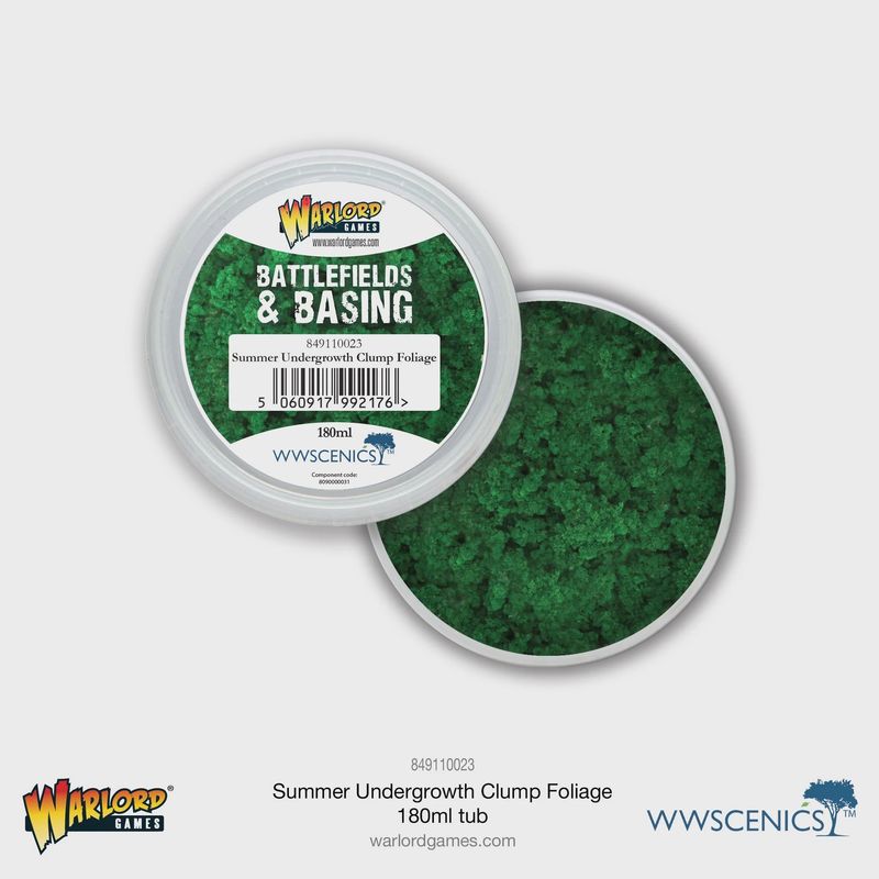 Battlefields &amp; Basing: Summer Undergrowth Clump Foliage
