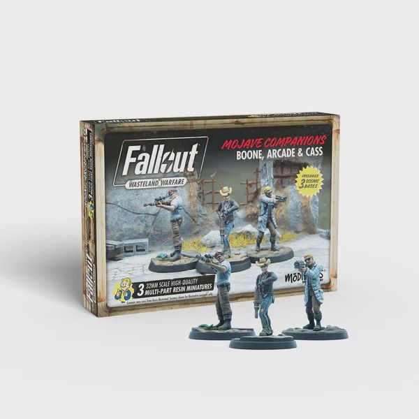 Fallout: Wasteland Warfare - Mojave Companions: Boone, Arcade and Cass