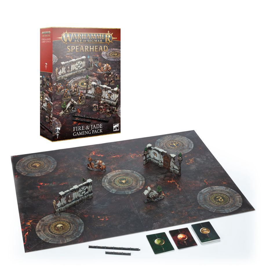 Age of Sigmar - Spearhead: Fire &amp; Jade Gaming Pack