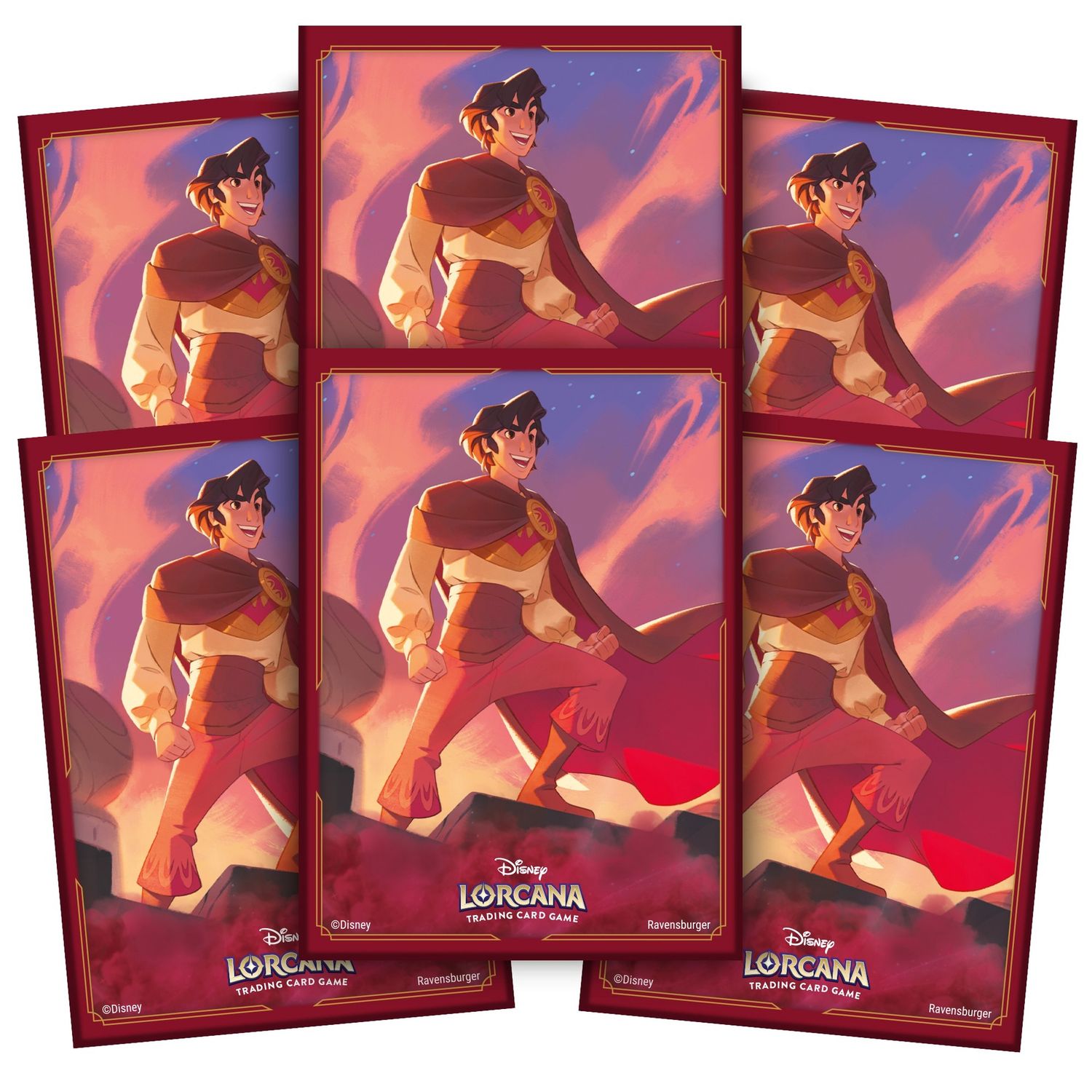 Disney Lorcana: Shimmering Skies Card Sleeves - Aladdin