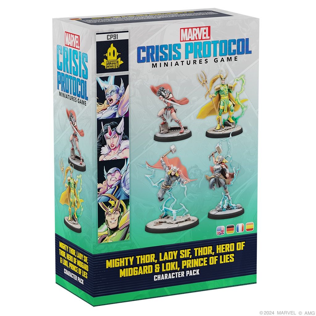 Marvel Crisis Protocol: Mighty Thor, Lady Sif, Thor, Hero of Midgard &amp; Loki, Prince of Lies