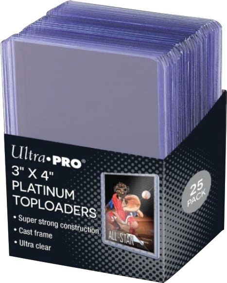 UltraPro: 3&quot; X 4&quot; Ultra Clear Platinum 35pt Toploader (25)