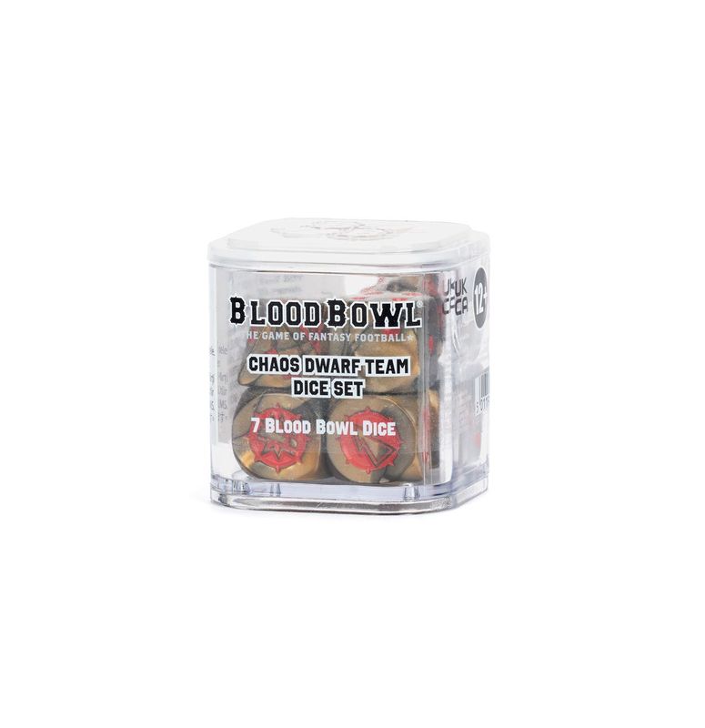 Blood Bowl Chaos Dwarf Dice Set