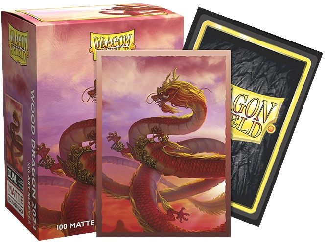 Dragon Shield - Chinese New Year Wood Dragon 2024 - Brushed Art Sleeves (100)