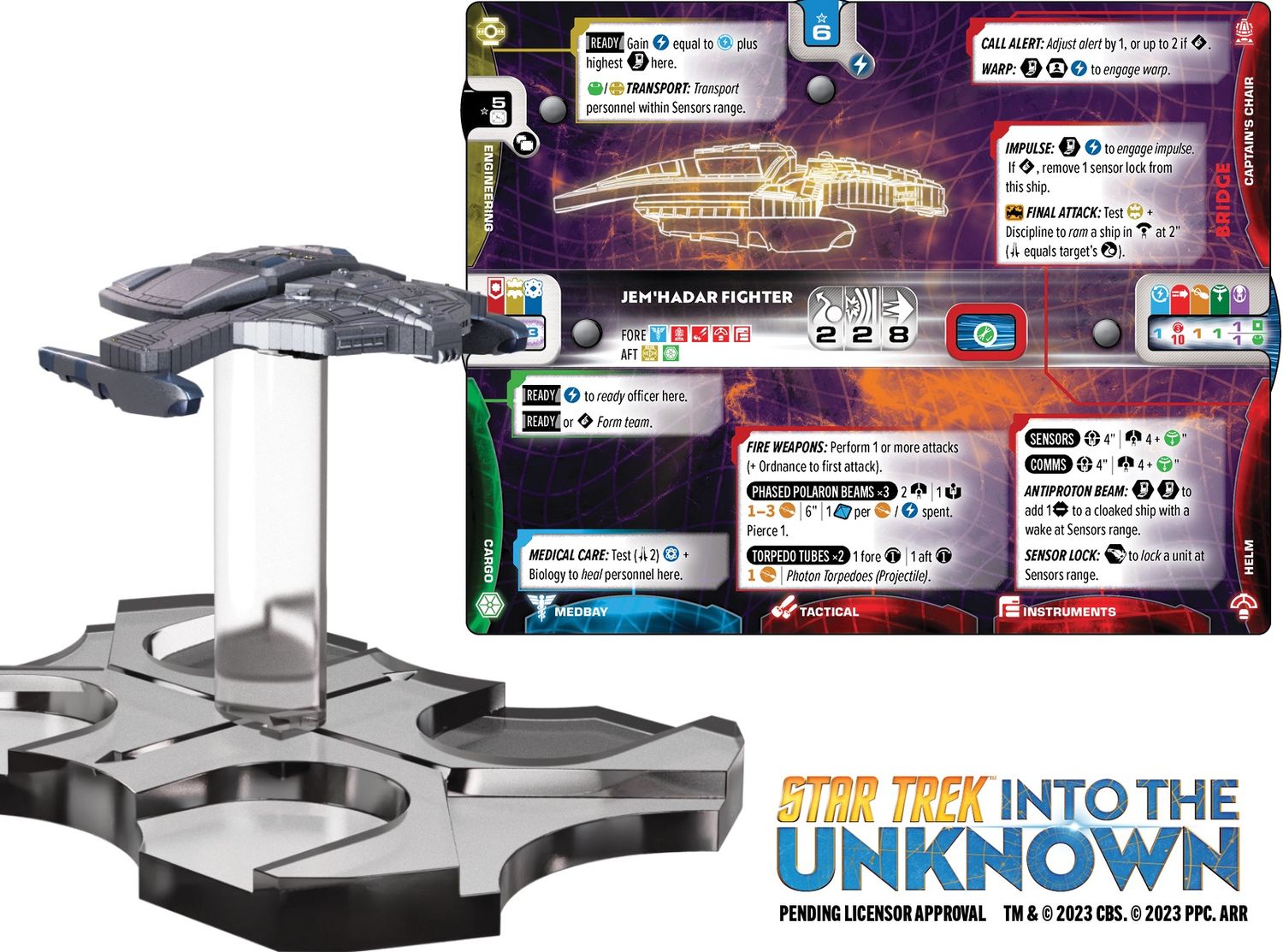 Board Games: Star Trek Into the Unknown: Federation vs. Dominion Core Set