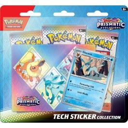 Pokemon: Prismatic Evolutions Tech Sticker Collection