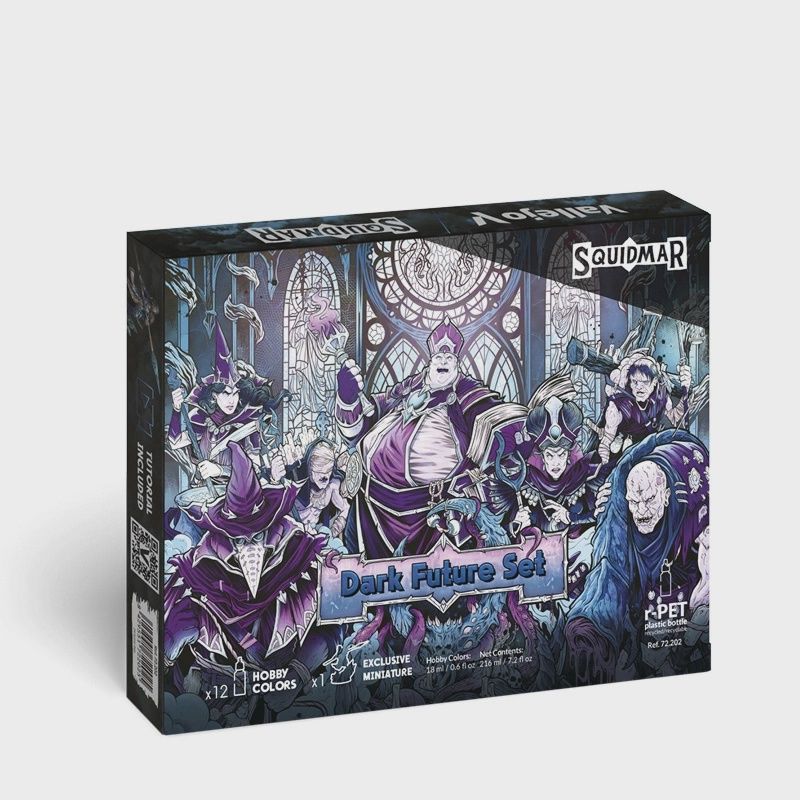 Squidmar Miniatures Paint: Dark Future Paint Set