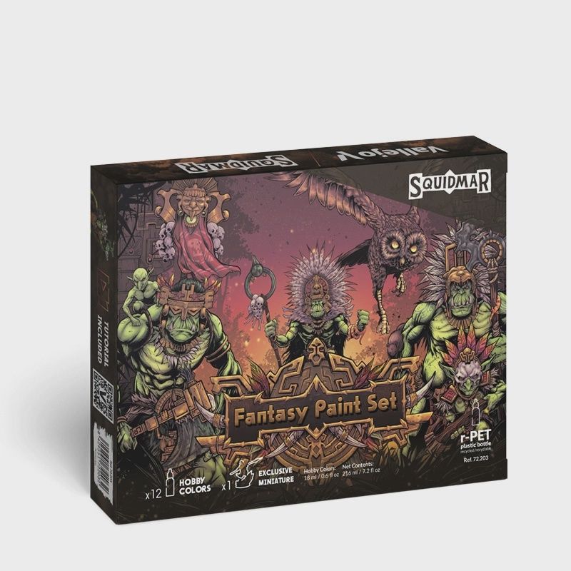 Squidmar Miniatures Paint: Fantasy Paint Set