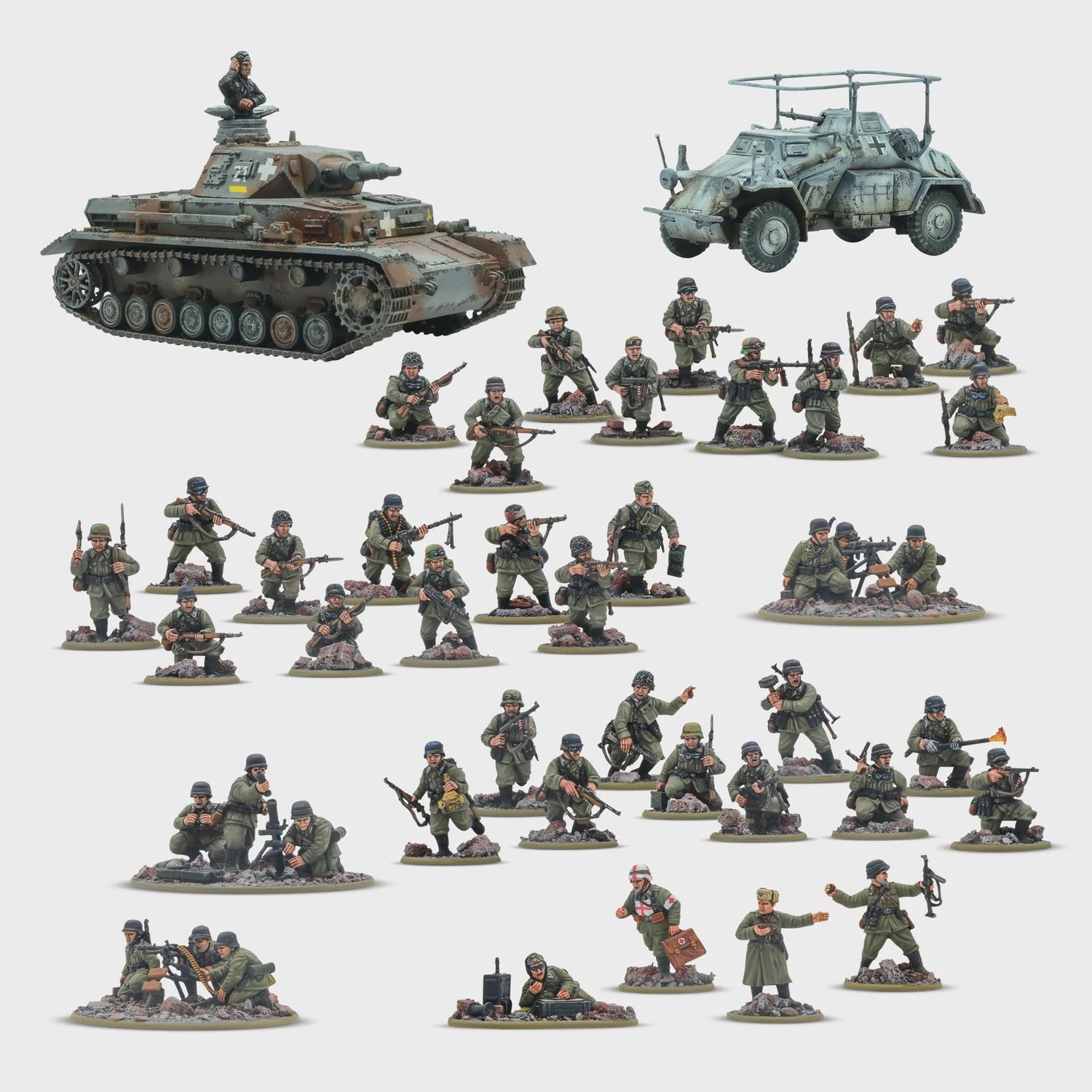 Bolt Action - Rattenkrieg German Veteran Starter Army