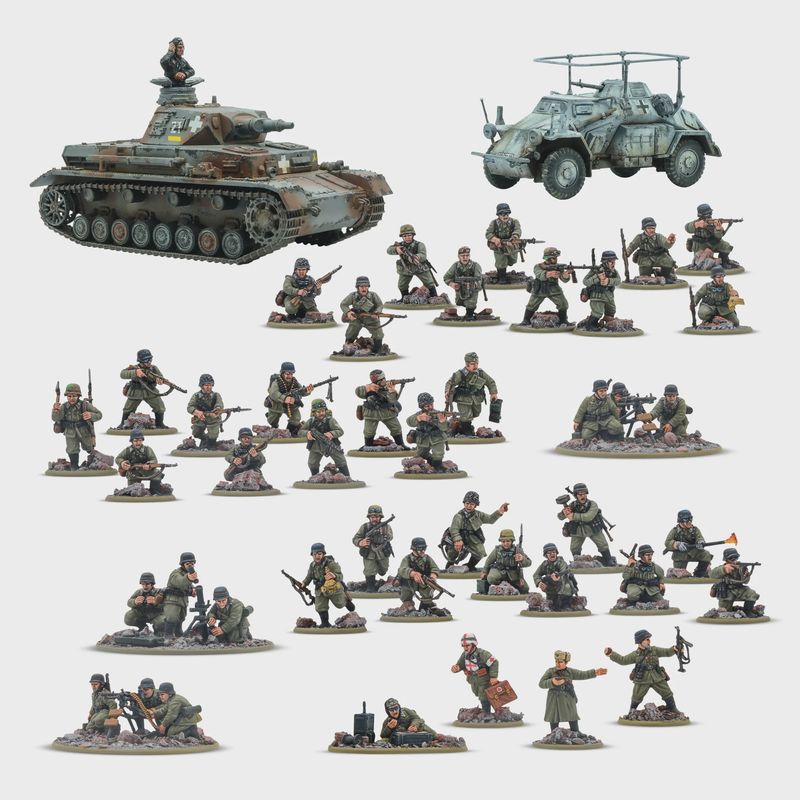 Bolt Action - Rattenkrieg German Veteran Starter Army