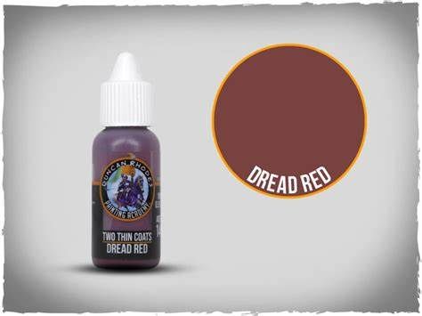 Two Thin Coats: Dread Red