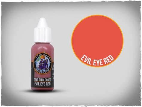 Two Thin Coats: Evil Eye Red