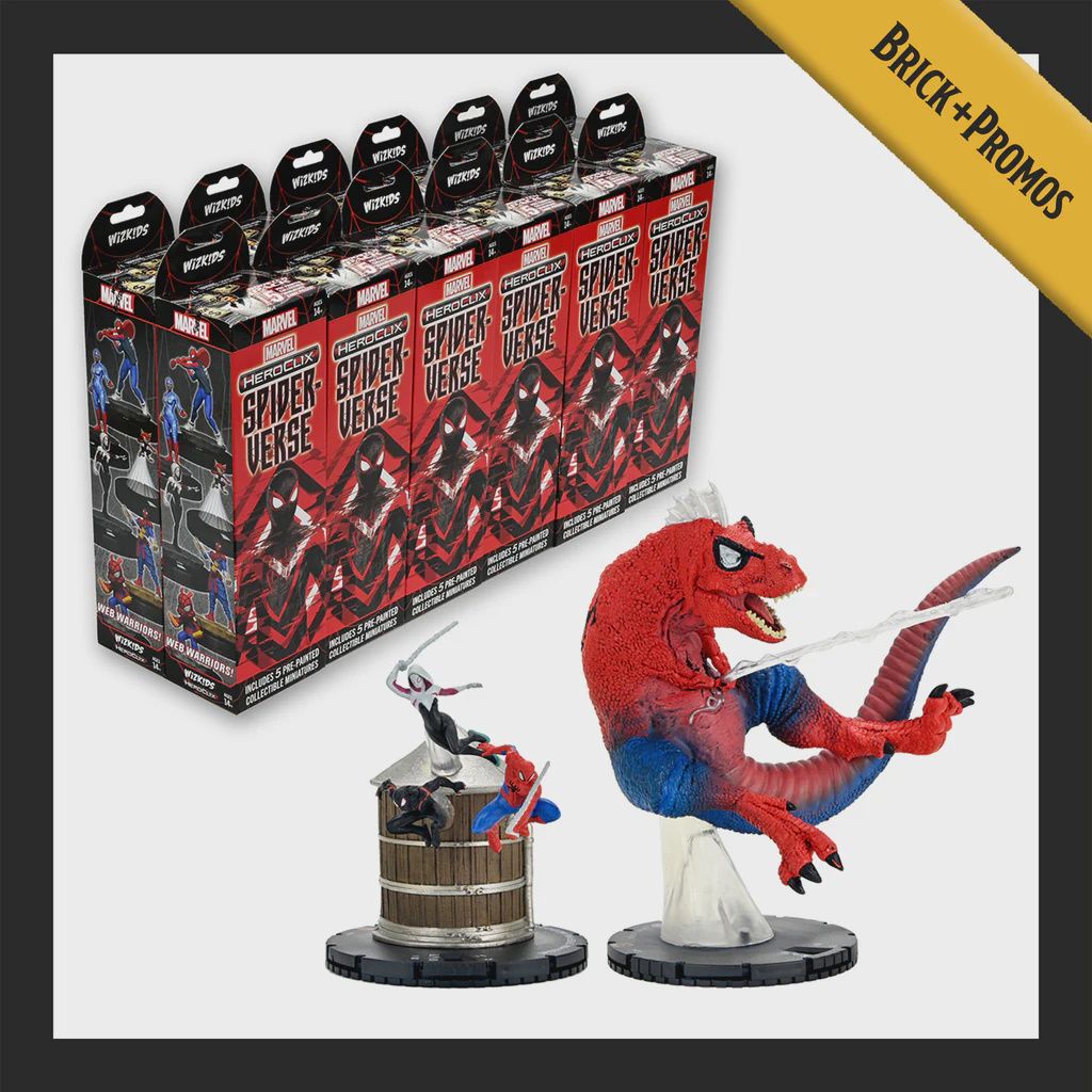 HeroClix: Spider-Verse Booster Brick with  promos