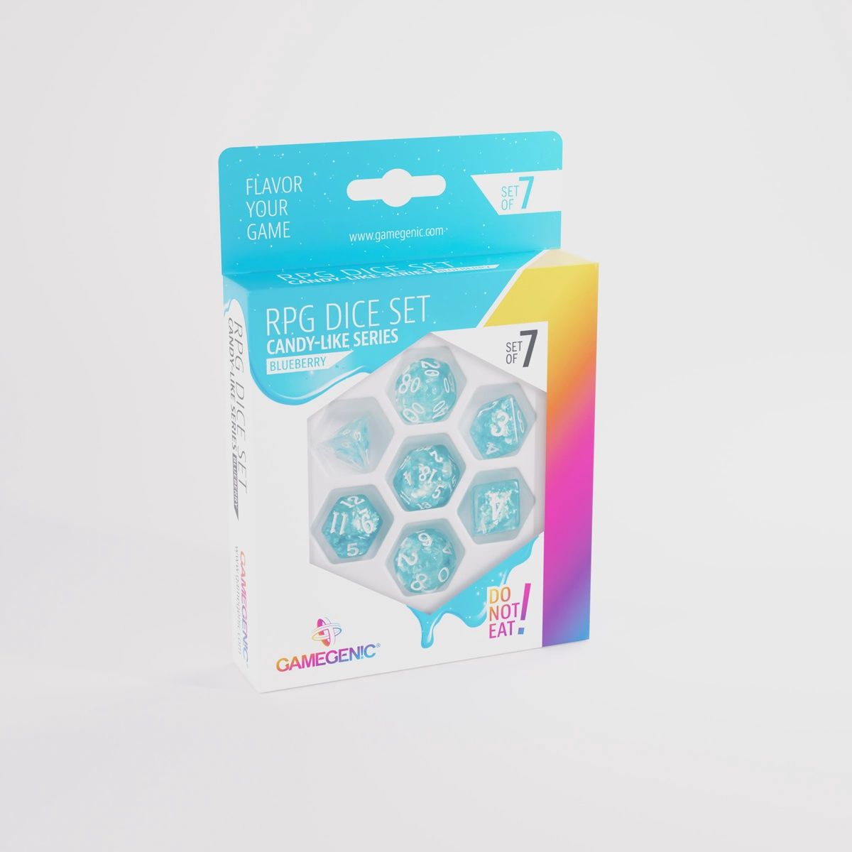 Gamegenic - Candy-Like Series: RPG Dice Set (Set of 7) - Blueberry