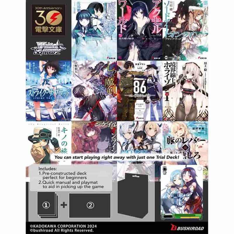 Weiss Schwarz: Trial Deck: Dengeki Bunko Schwarz Side