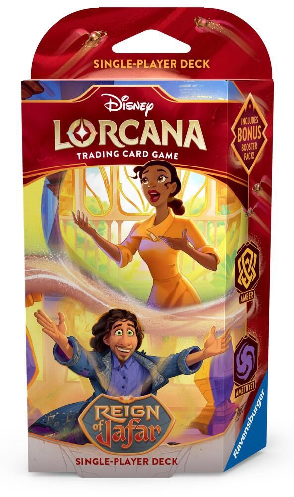 Disney Lorcana: Reign of Jafar Starter Deck (Amber &amp; Amethyst)
