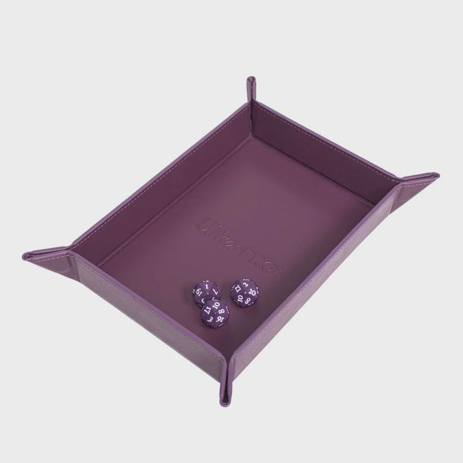 UltraPro: Vivid Magnetic Folding Dice Tray - Midnight Plum