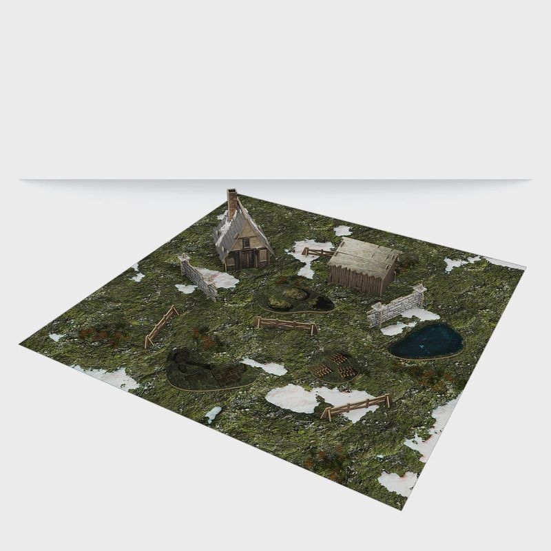 Warcrow: Bakhlia Farm Scenery Pack