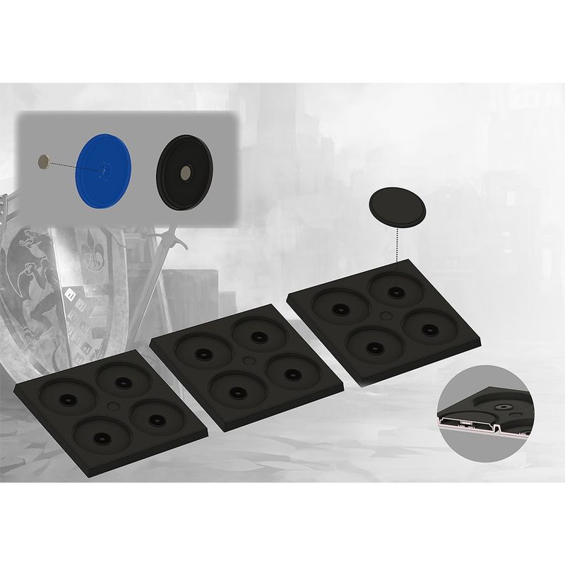 Conquest Magnetic Bases and Stands - Infantry